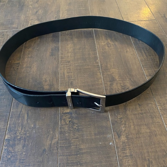 Dolce & Gabbana Black Calf leather Silver metal buckle belt belt - Picture 1 of 14